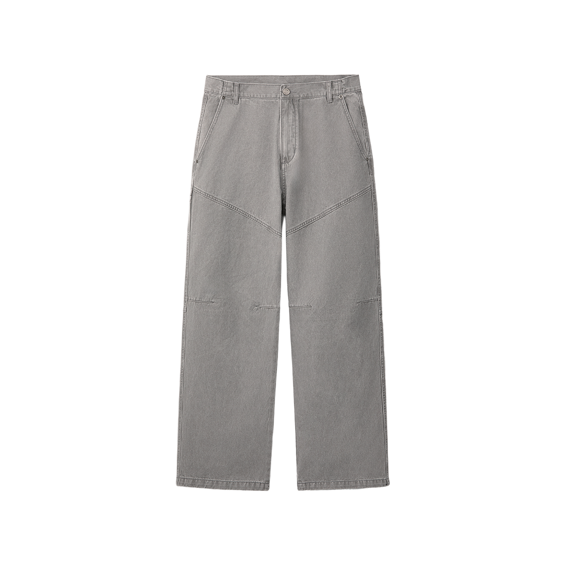 커스텀멜로우 무릎 절개 진 그레이(Customellow Knee Incision Jeans Gray) - 1