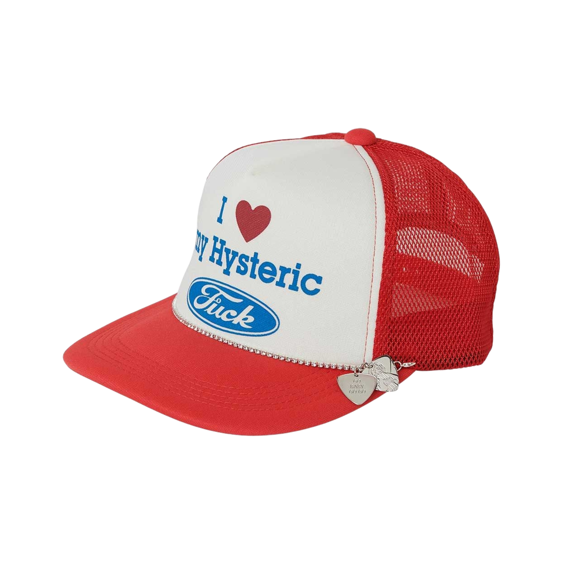 (W) 히스테릭 글래머 마이 히스테릭 메쉬 캡 레드((W) Hysteric Glamour My Hysteric Mesh Cap Red) - 1