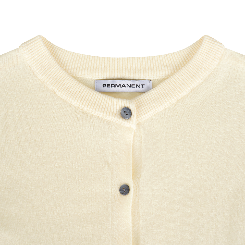 퍼머넌트 아카이브 에어 플렉스 라운드 가디건 아이보리(Permanent Archive Air Flex Round Cardigan Ivory) - 3