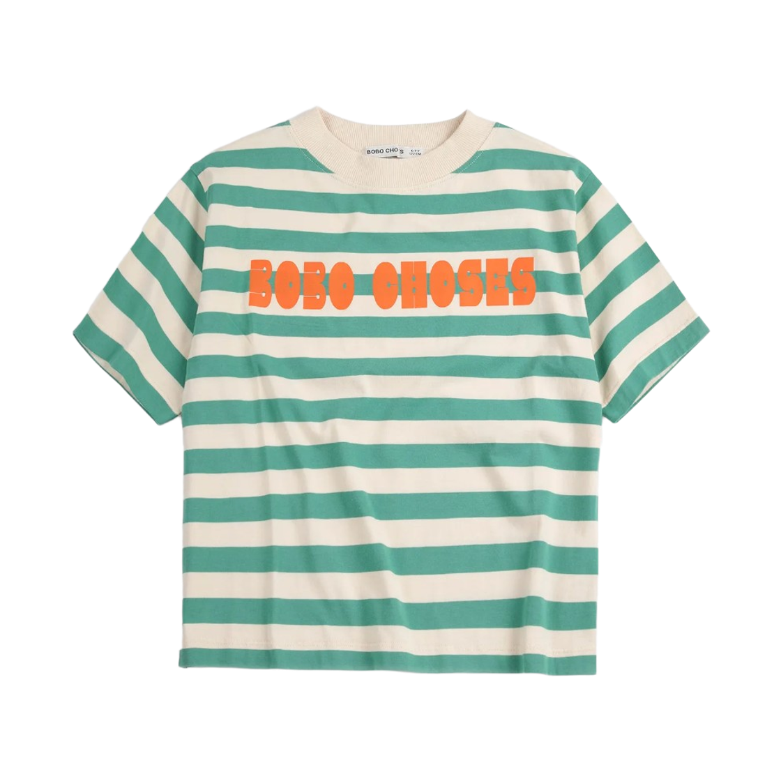 126AC136 (Kids) Bobo Choses Modern Stripes T-Shirt Off White