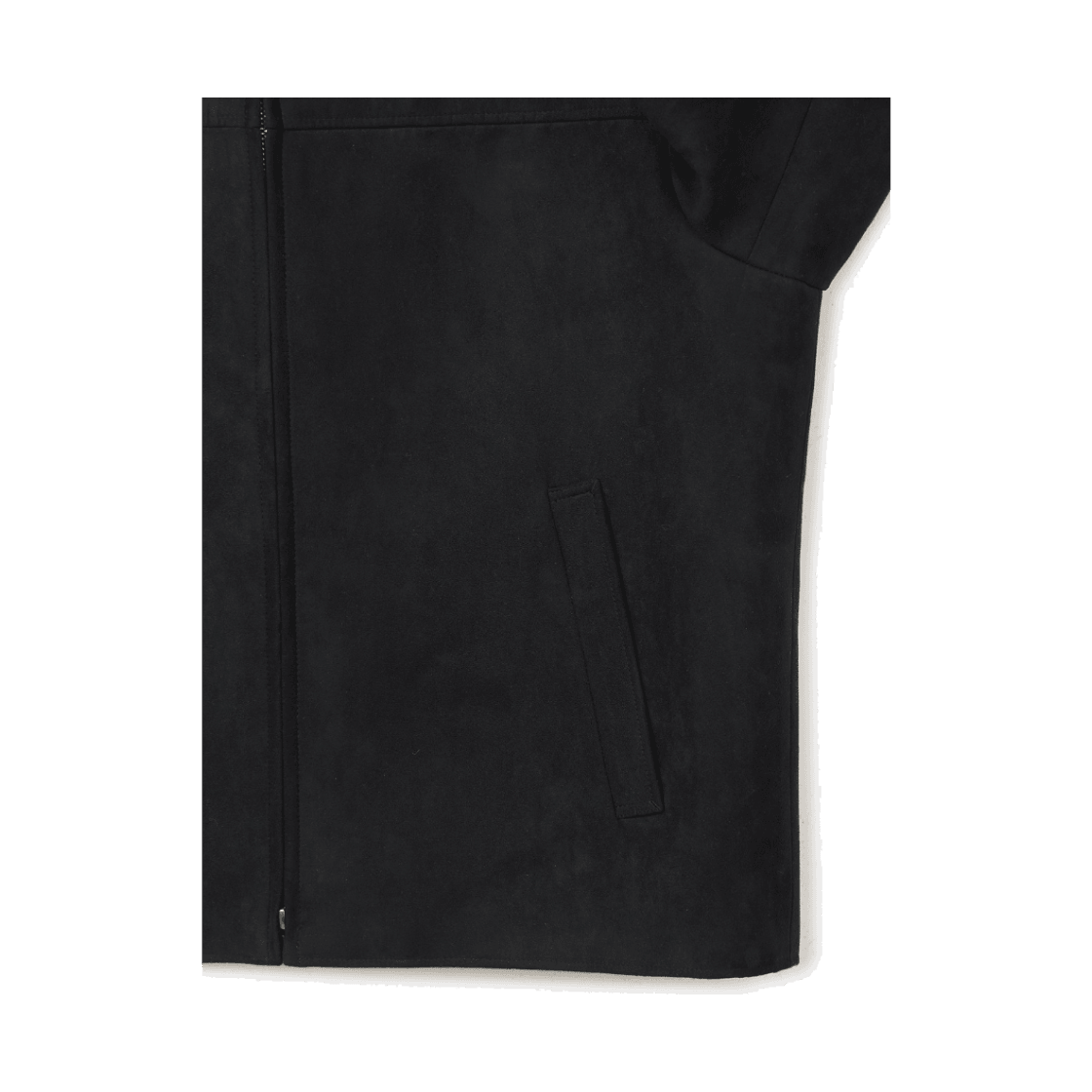 24/7 시리즈 스웨이드 크롭 재킷 블랙(24/7 series Suede Crop Jacket Black) - 5