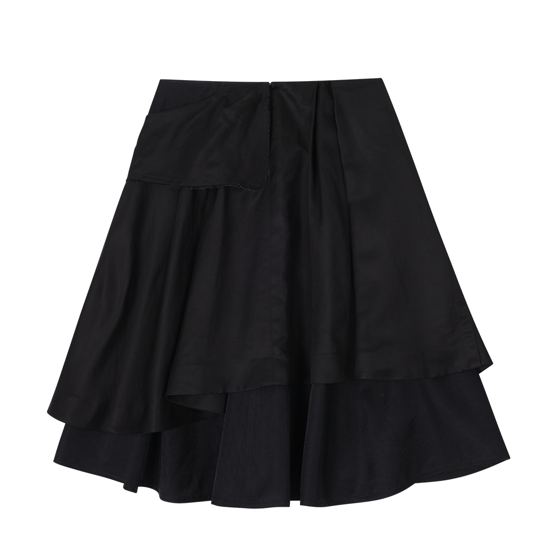 (W) 송지오 트위스티드 스커트 블랙((W) SONGZIO Twisted Skirt Black) - 2