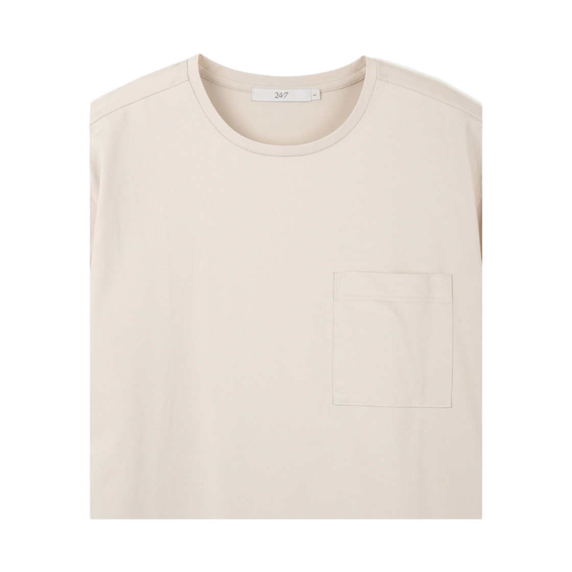 24/7 시리즈 소로나 30'S 포켓 티셔츠 라이트 베이지(24/7 series Sorona 30'S Pocket Tee Light Beige) - 3