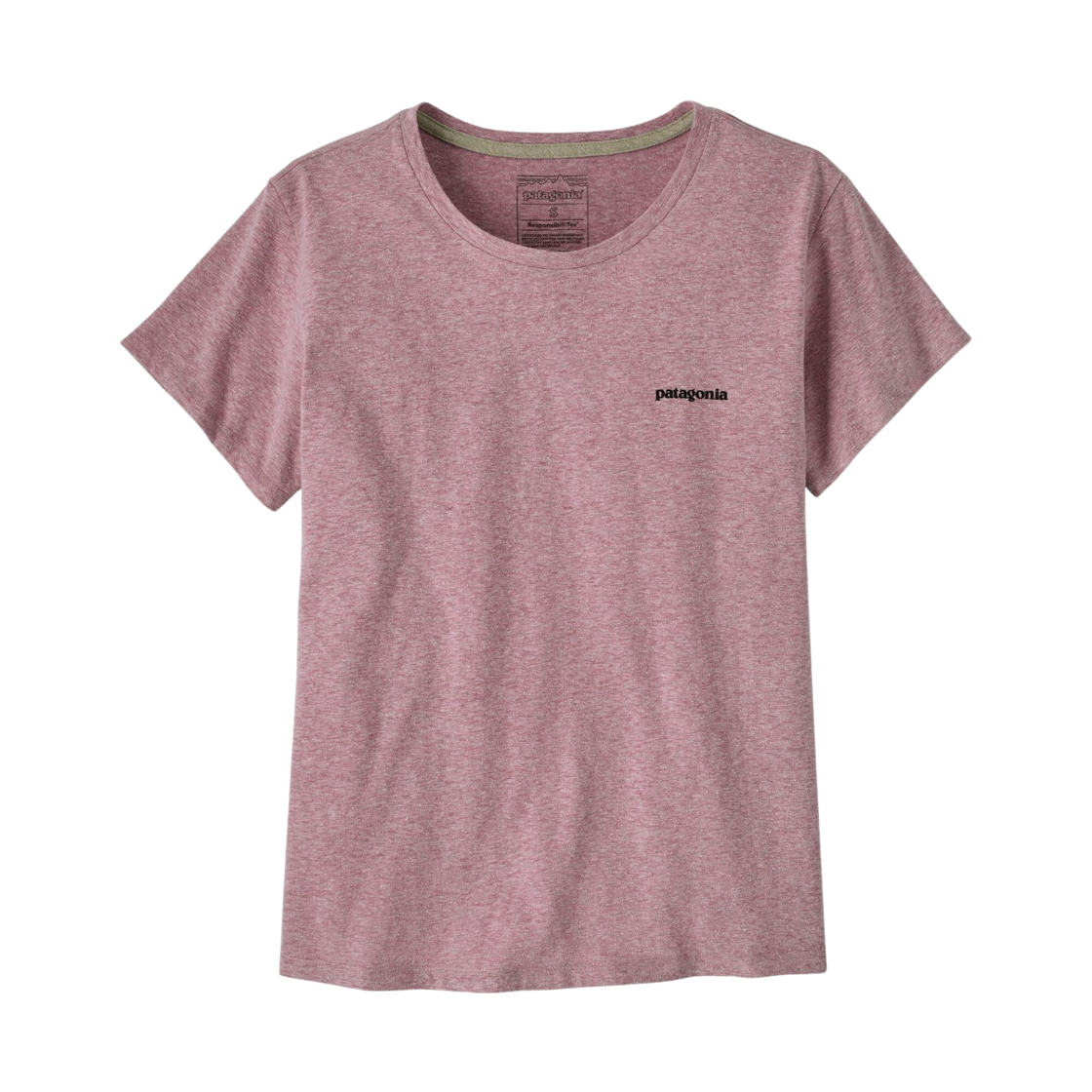 37567 (W) Patagonia P-6 Logo Responsibili T-Shirt Quiet Violet