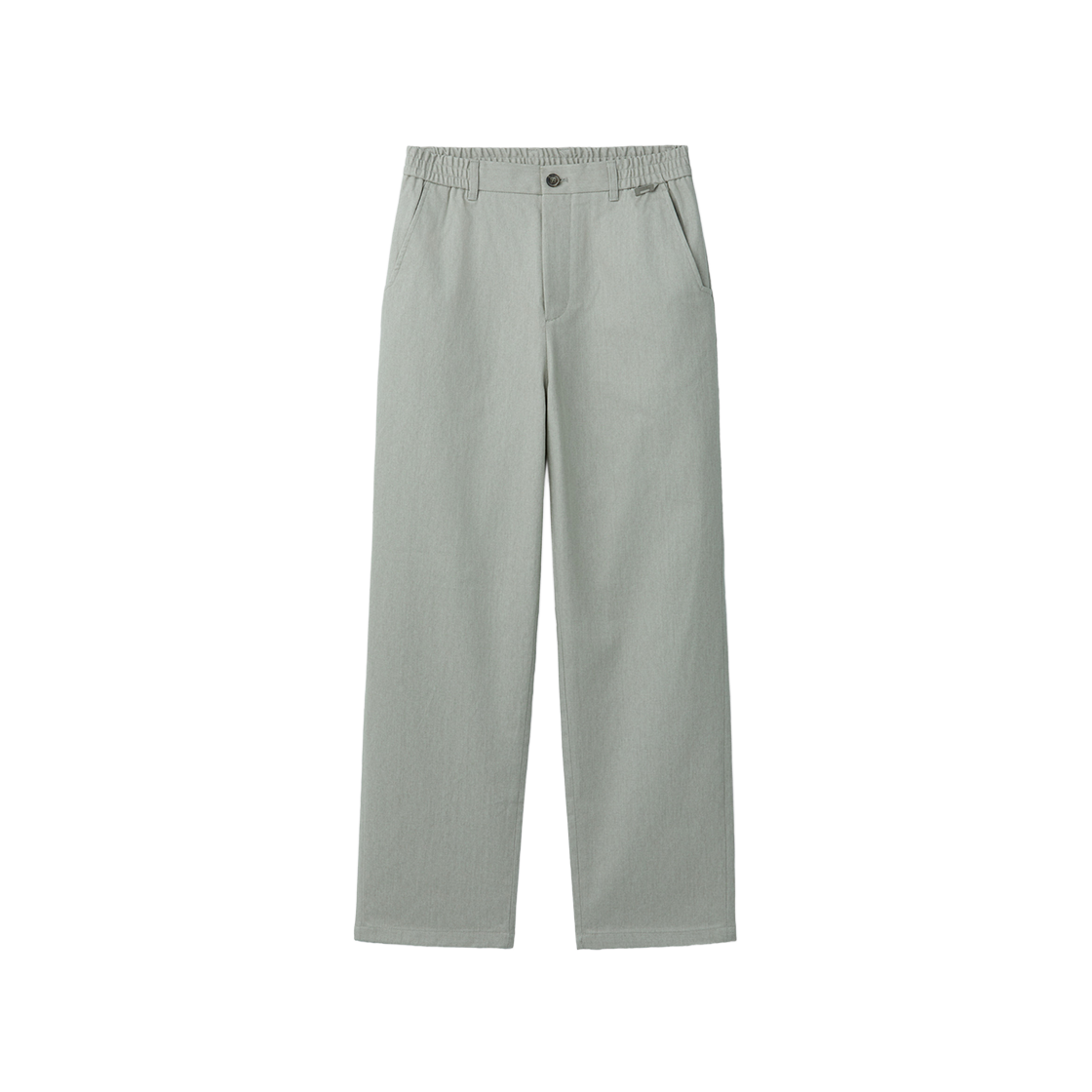 CWPAS26111GYL00 Customellow Straight Fit Cotton Pants Light Gray