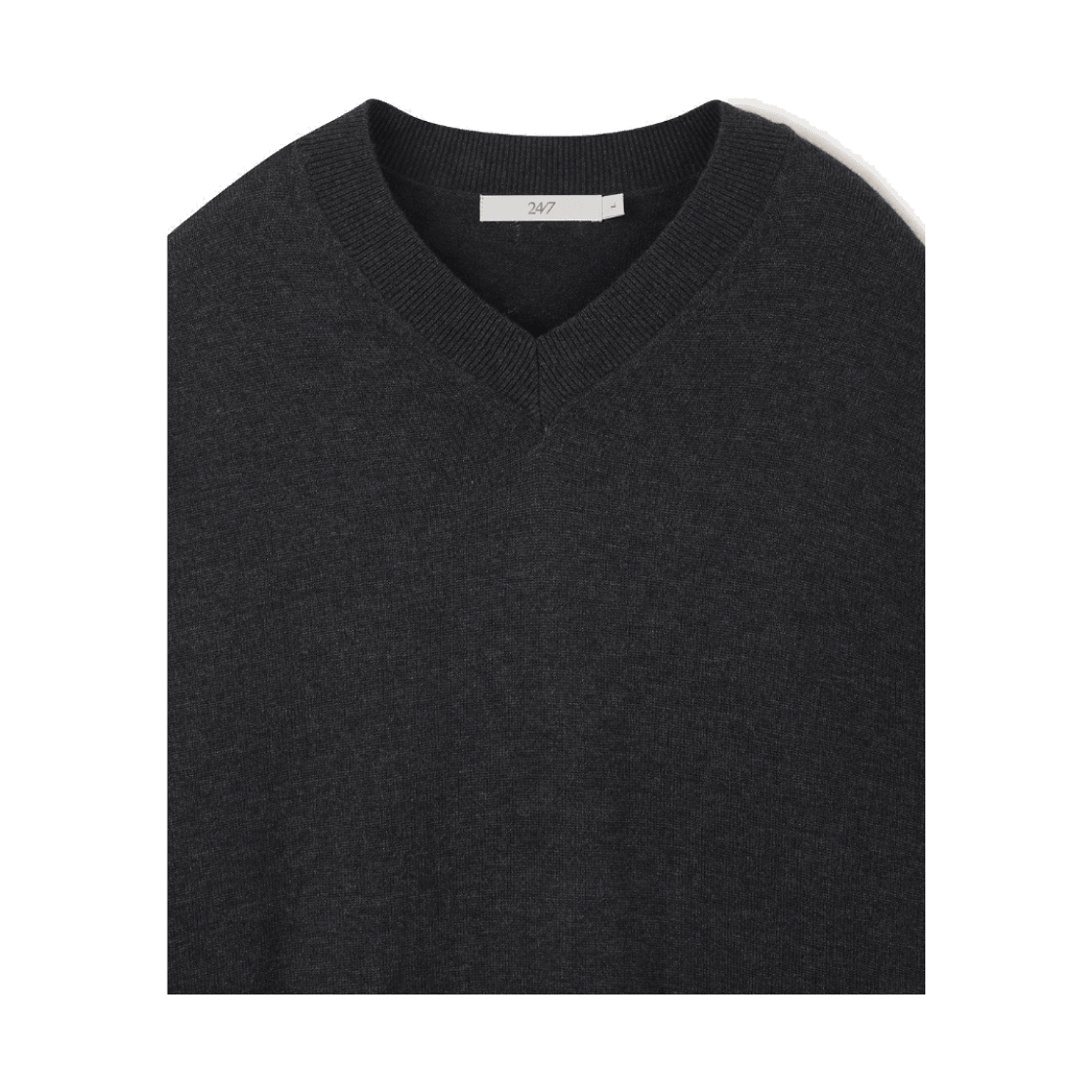 24/7 시리즈 브이넥 12Gg 니트 그레이(24/7 series V-Neck 12Gg Knit Gray) - 3