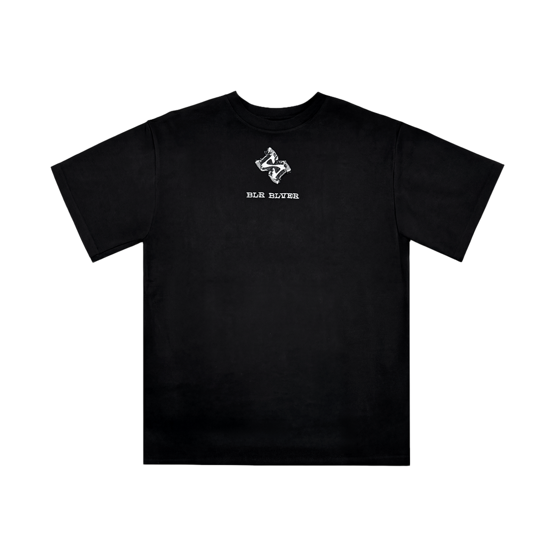[KREAM 단독] 비엘알 로고 엠브로이더리 티셔츠 블랙([KREAM 단독] BLR Logo Embroidery T-Shirt Black)