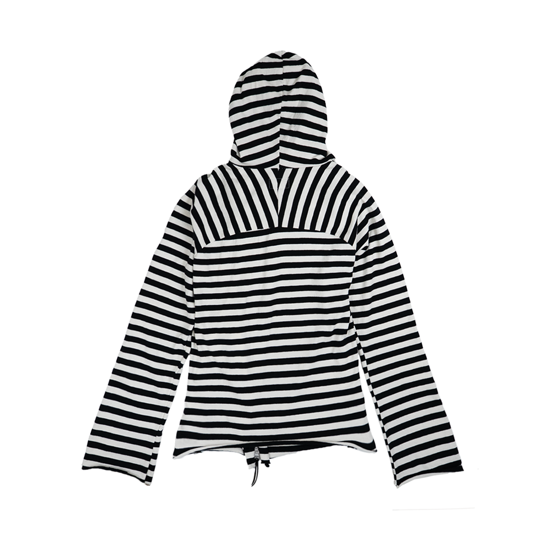 스몰스튜핏튠즈 드레이프 집업 후디 지브라(smallstupidtunes Drape Zip-Up Hoodie Zebra) - 2