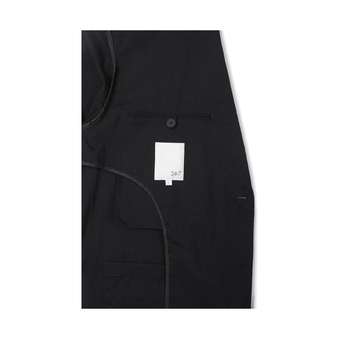 24/7 시리즈 다이드 워싱 셋업 자켓 블랙(24/7 series Dyed Washing Set-Up Jacket Black) - 6