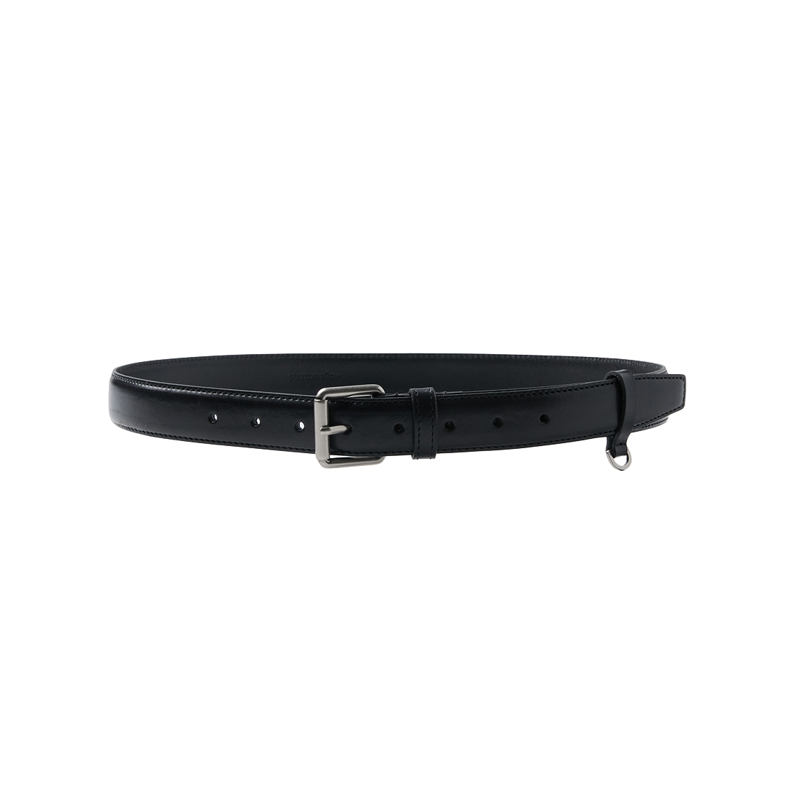 커스텀멜로우 레더 벨트 블랙(Customellow Leather Belt Black) - 1