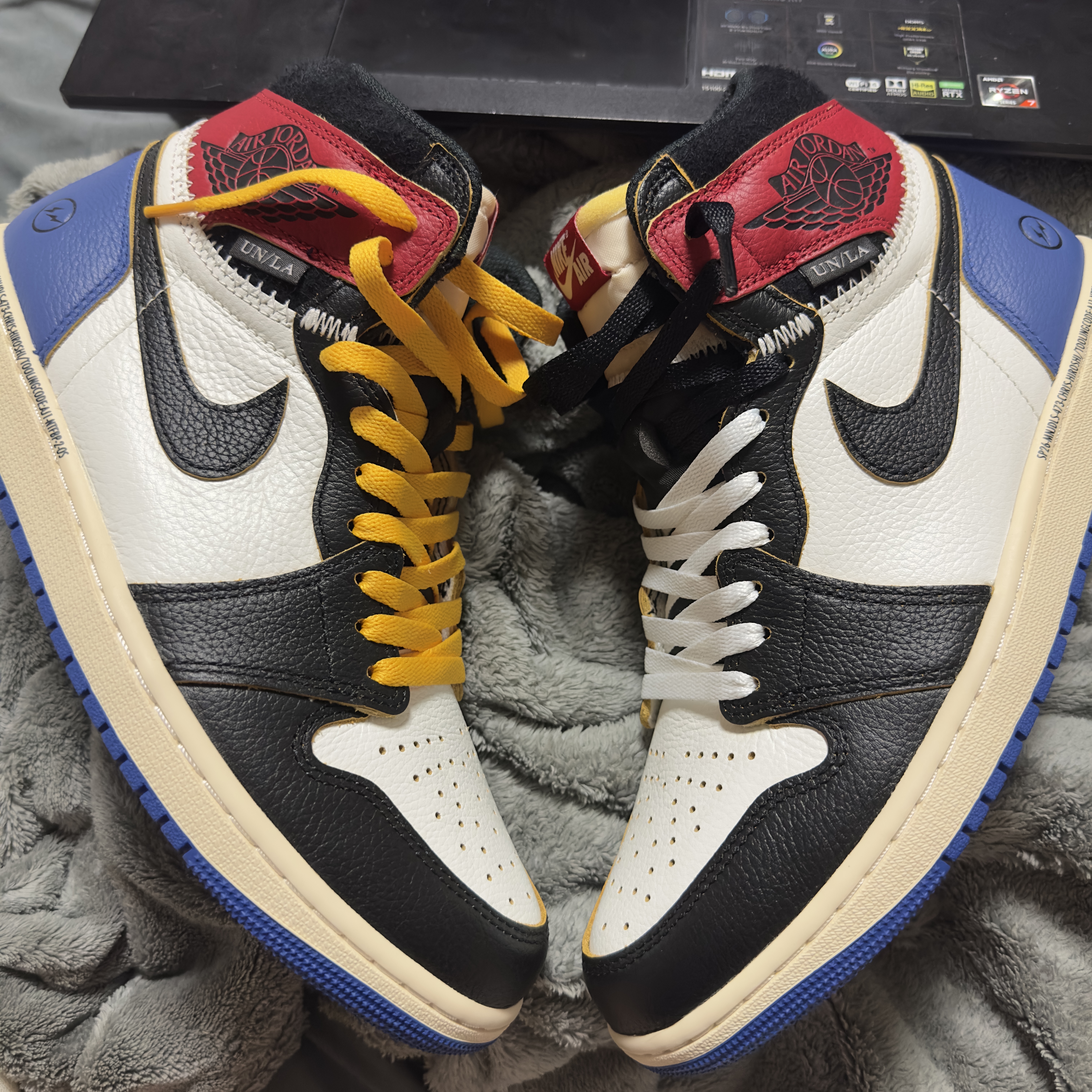 Jordan x Travis Scott Jumpman Jack TR Green Spark Vapor Green, Essentials The Core Collection Sweatpants Stretch Limo 착용 스타일 - 2