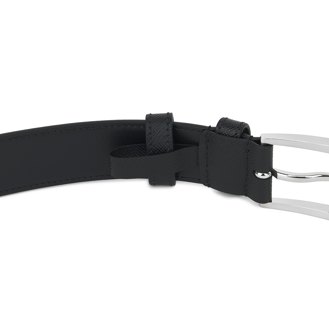 프라다 사피아노 레더 벨트 블랙(Prada Saffiano Leather Belt Black) - 3
