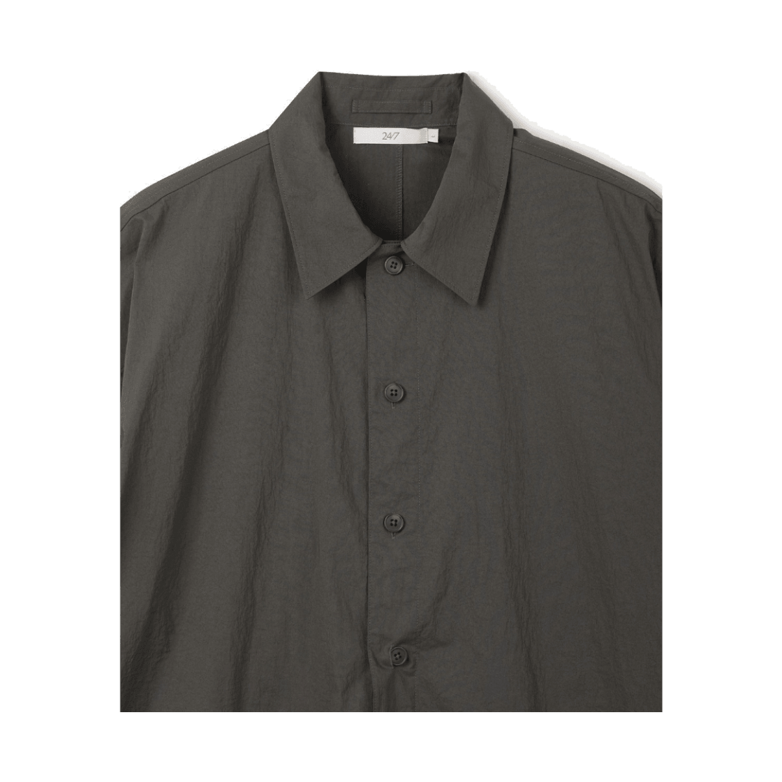 24/7 시리즈 다이드 워싱 하프 셔츠 자켓 다크 브라운(24/7 series Dyed Washing Half Shirted Jactket Dark Brown) - 3