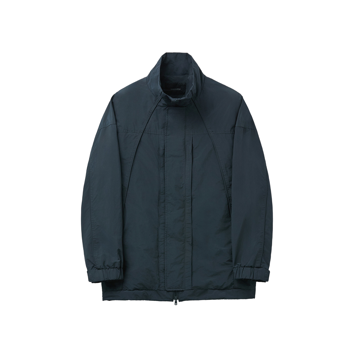커스텀멜로우 하이넥 절개 자켓 다크 그레이(Customellow Highneck Incision Jacket Dark Gray)
