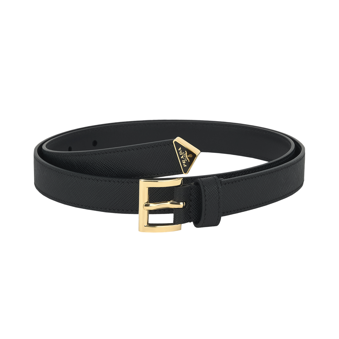 프라다 사피아노 레더 벨트 블랙(Prada Saffiano Leather Belt Black)