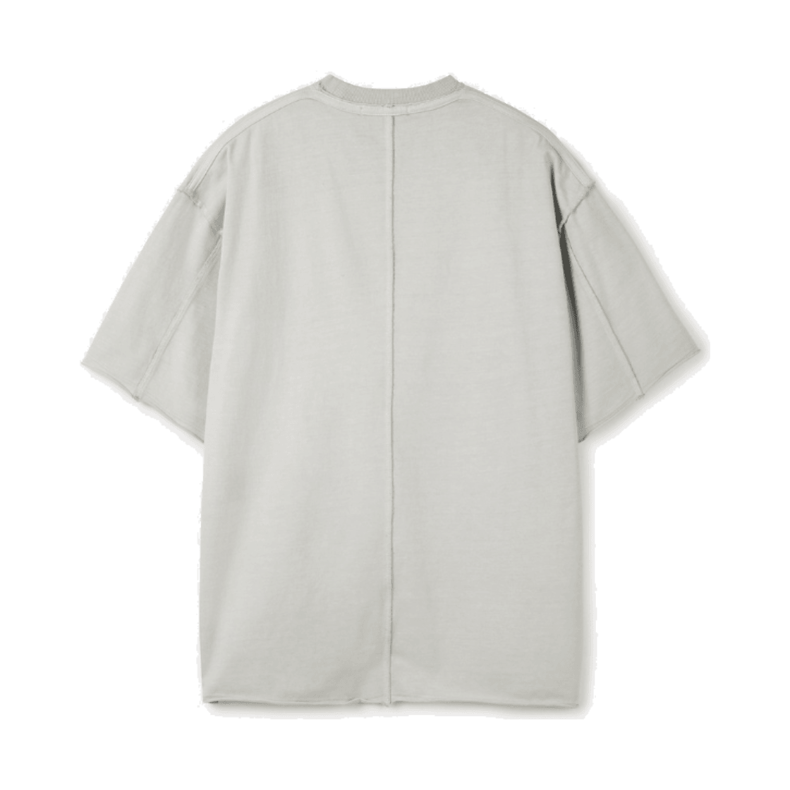 24/7 시리즈 다이드 워싱 로우 엣지 티셔츠 더스티 화이트(24/7 series Dyed Washing Raw Edge Crop T-Shirts Dusty White) - 2