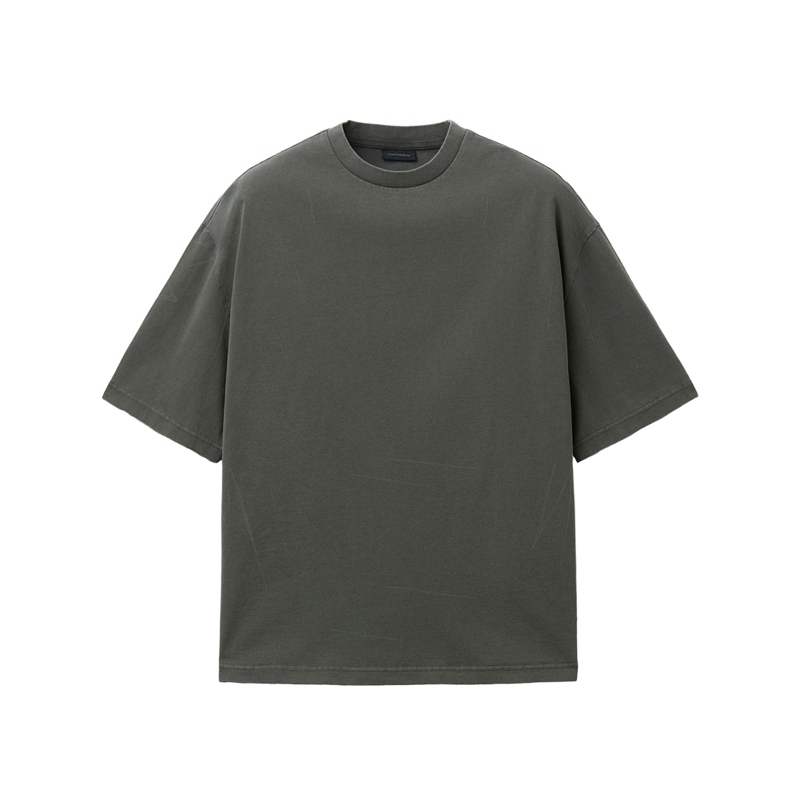 커스텀멜로우 다이드 티셔츠 그레이(Customellow Dyed T Shirt Gray)