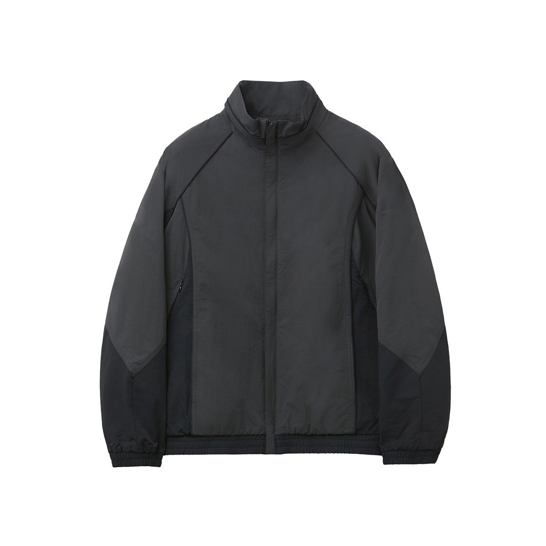 커스텀멜로우 블록 윈드브레이커 블랙(Customellow Blocked Windbreaker Black)