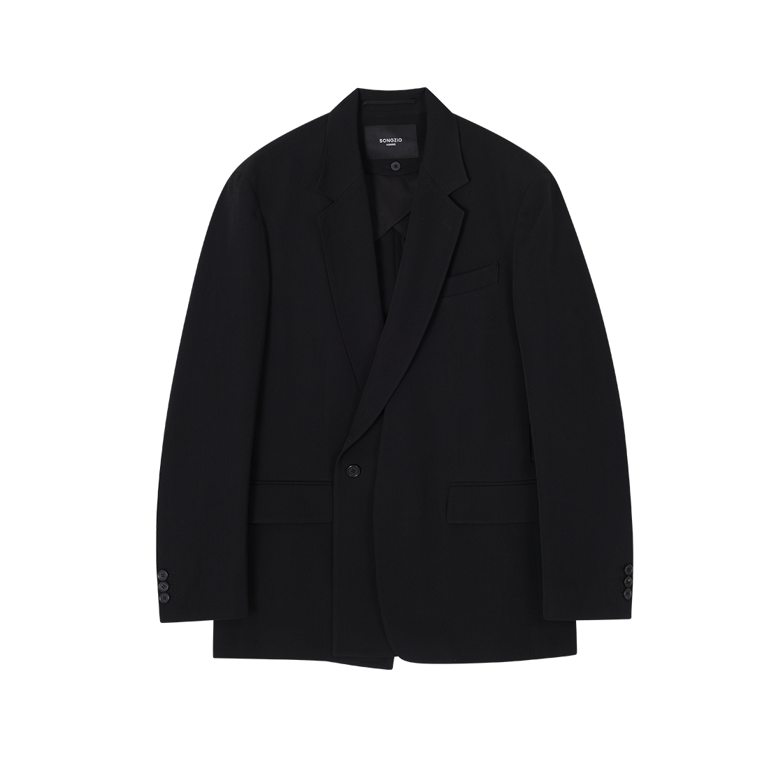 송지오 옴므 시그니처 메타 블레이저 블랙(SONGZIO HOMME Signature Meta Blazer Black)