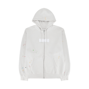 Supreme x MM6 Maison Margiela Box Logo Zip Up Hooded Sweatshirt White - 26SS