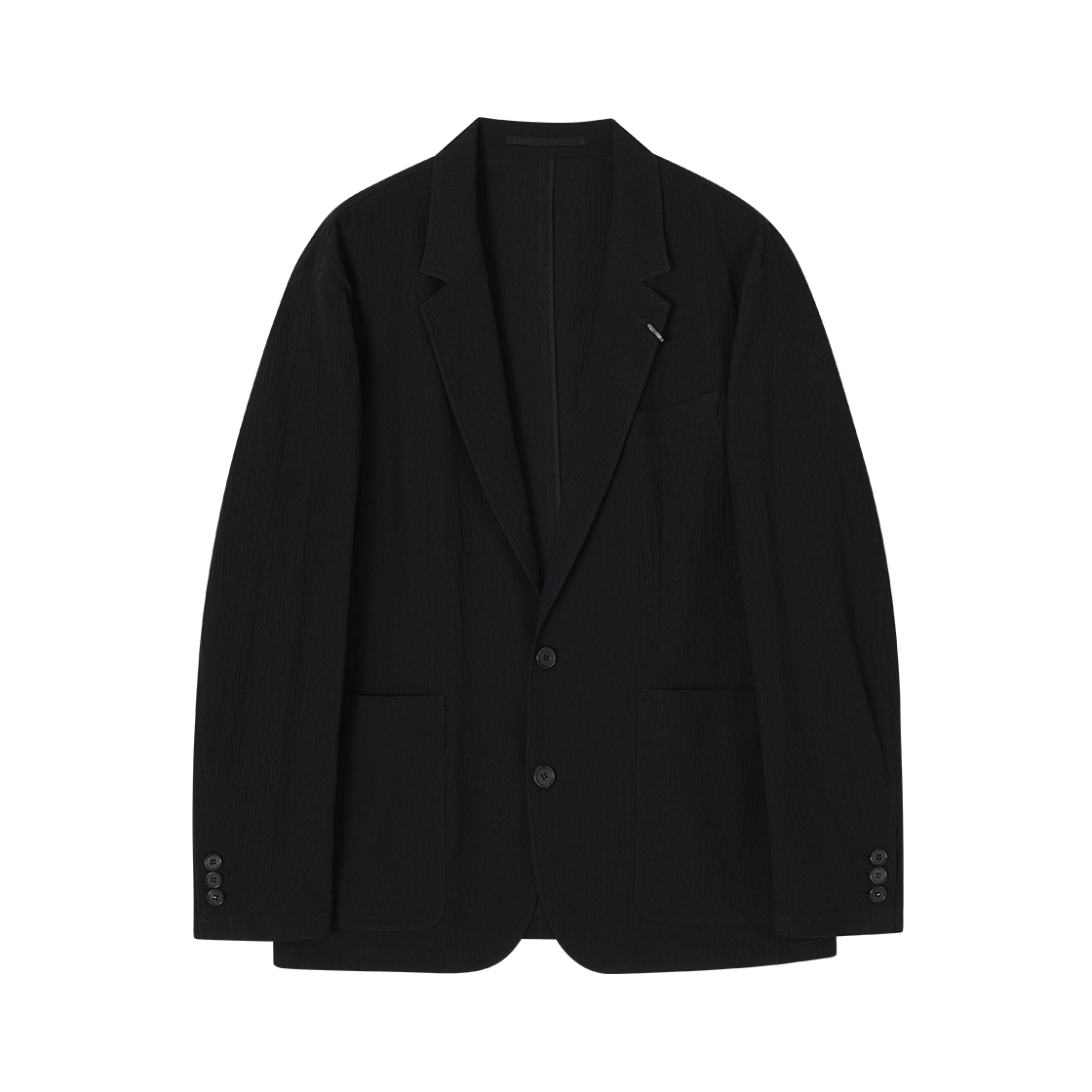 송지오 옴므 플리츠 코쿤 블레이저 블랙(SONGZIO HOMME Pleats Cocoon Blazer Black) - 1