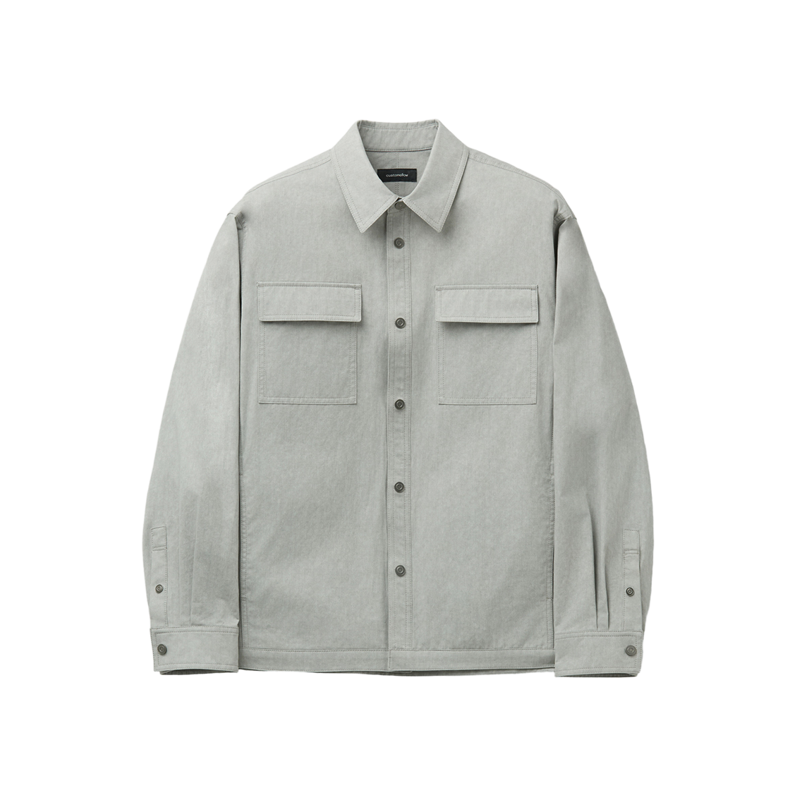 커스텀멜로우 트러커 셔츠 그레이(Customellow Trucker Shirt Gray)