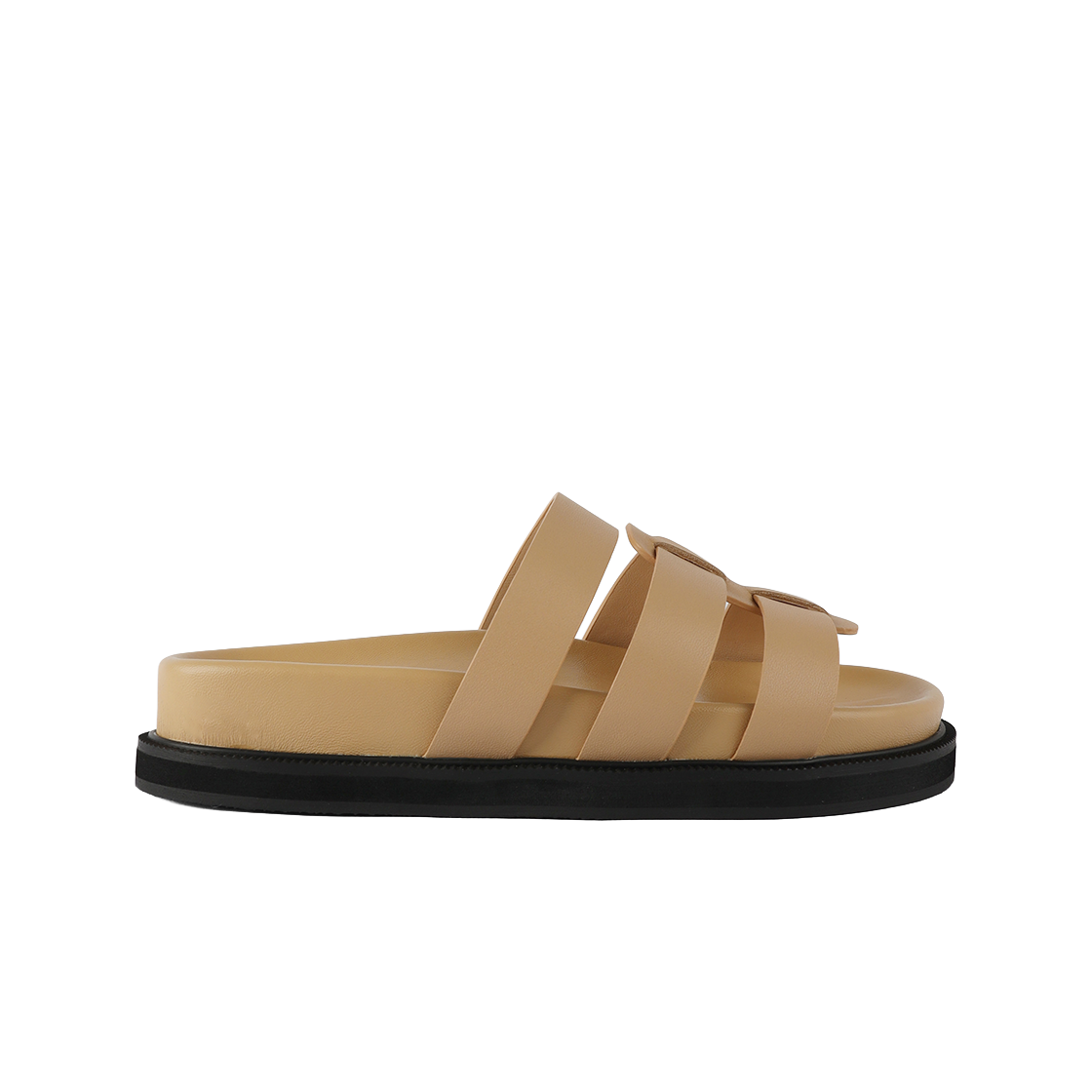 MD0187_1 Moodnight Antigo Fisherman Strap Slide Sandals Beige