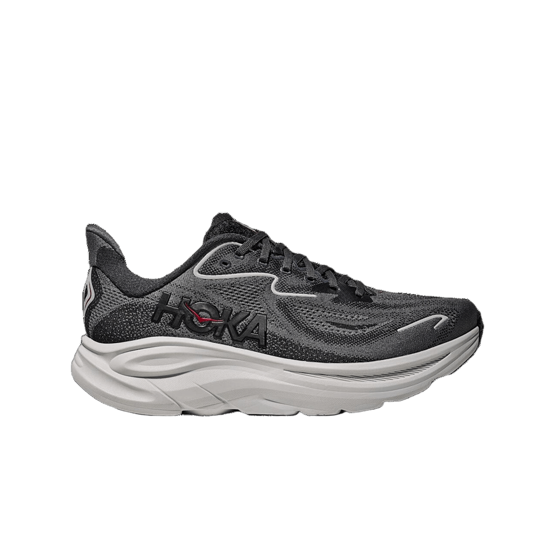 호카 클리프톤 10 카본 블랙 새틀라이트 그레이 - 레귤러(Hoka Clifton 10 Carbon Black Satellite Grey - Regular) - 1