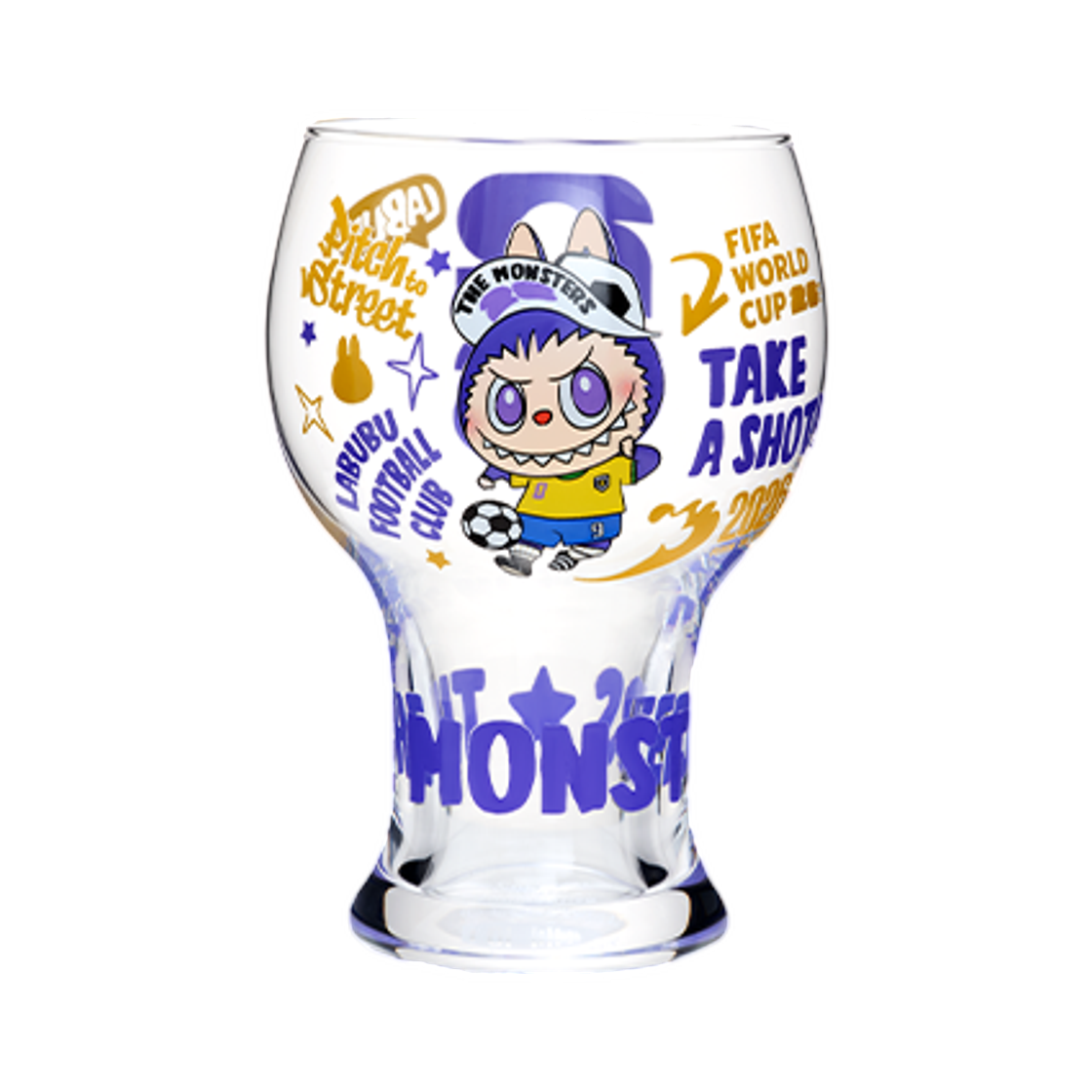 팝마트 더 몬스터즈 x 피파 시리즈 글래스 컵 디사이딩 골 (개봉 박스)(Pop Mart The Monsters x FIFA Series Glass Cup Deciding Goal (Opened Case)) - 1