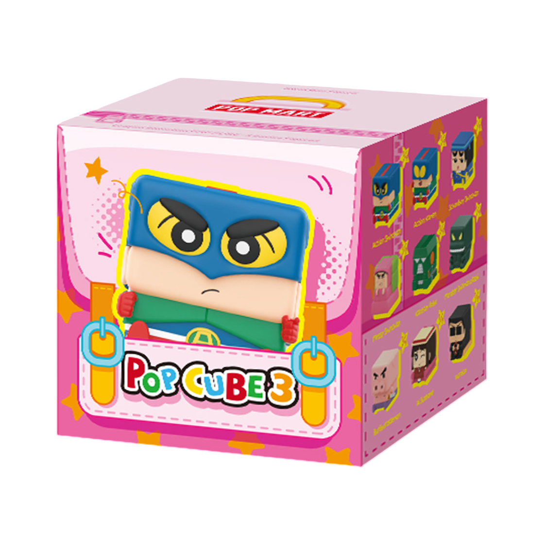 팝마트 짱구는 못말려 팝 큐브 3 시리즈 미개봉 랜덤박스 (1개입)(Pop Mart Crayon Shinchan Pop Cube 3 Series Figures Sealed Case (1 Blind Box)) - 1