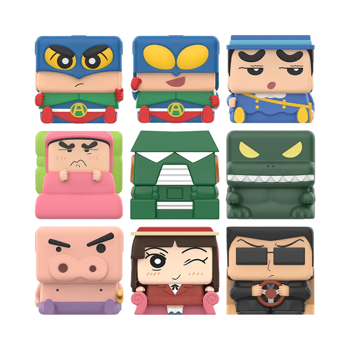 팝마트 짱구는 못말려 팝 큐브 3 시리즈 미개봉 랜덤박스 (9개입)(Pop Mart Crayon Shinchan Pop Cube 3 Series Figures Sealed Case (9 Blind Boxes)) - 2