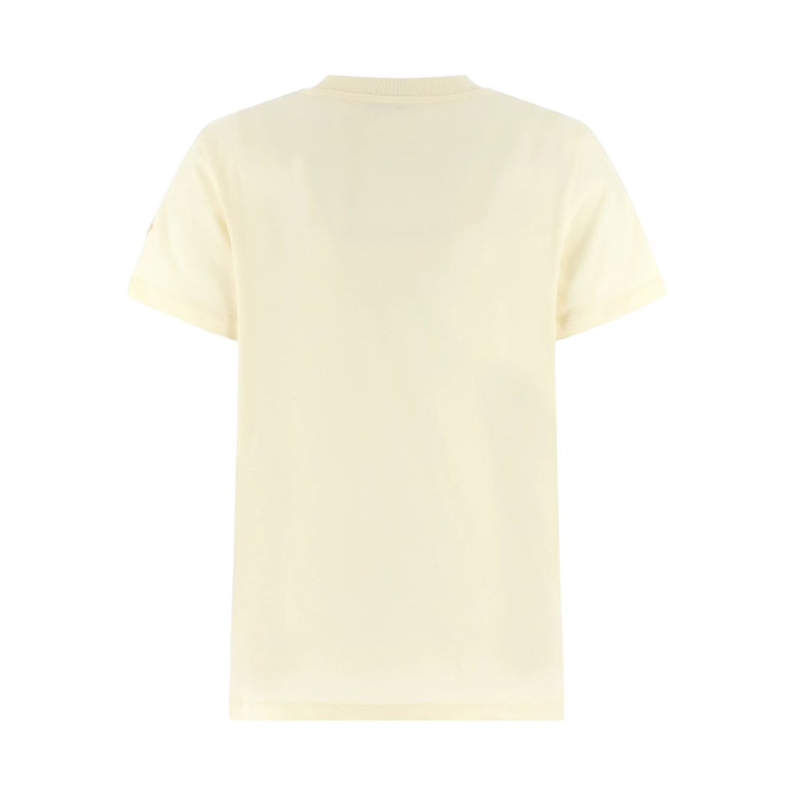 (W) 몽클레르 자수 로고 코튼 티셔츠 화이트 - 26SS((W) Moncler Embroidered Logo Cotton T-Shirt White - 26SS) - 2