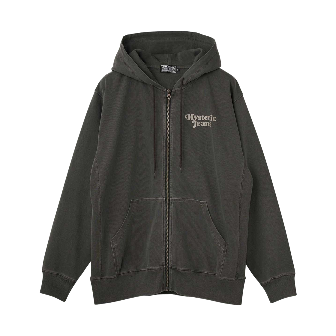 02261CF03 Hysteric Glamour Hysteric Jeans Hoodie Black