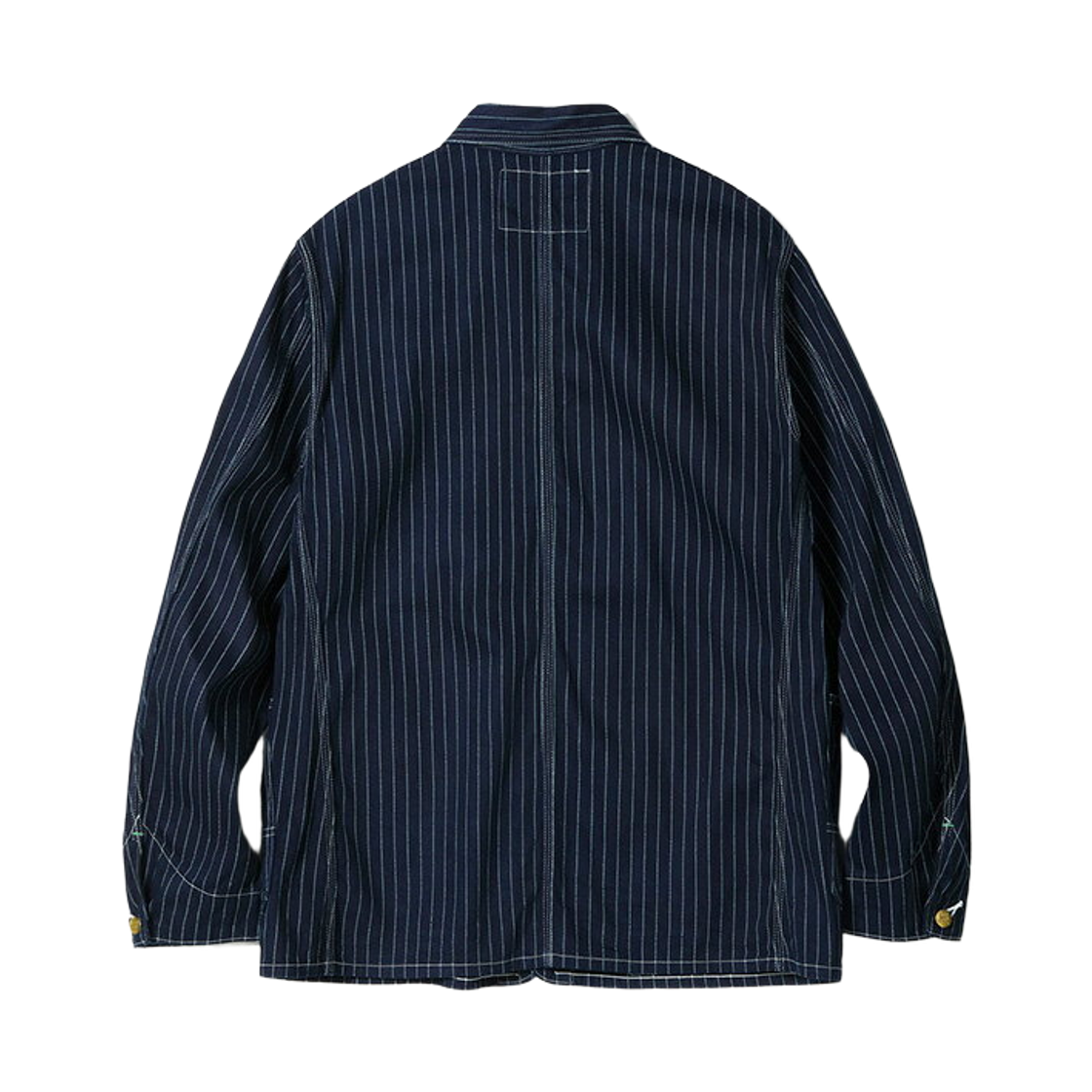슈가 케인 9온즈 와바시 스트라이프 워크 코트 원 워시(Sugar Cane 9oz. Wabash Stripe Work Coat One Wash) - 2