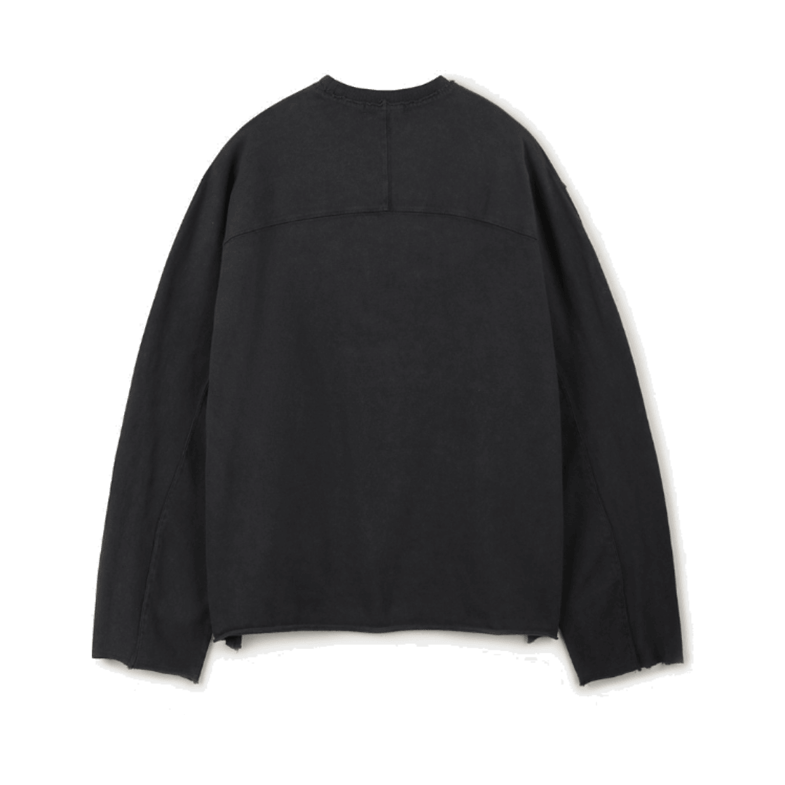 24/7 시리즈 다이드 워싱 로우 엣지 롱슬리브 티셔츠 차콜(24/7 series Dyed Raw Edge Long Sleeve Charcoal) - 2