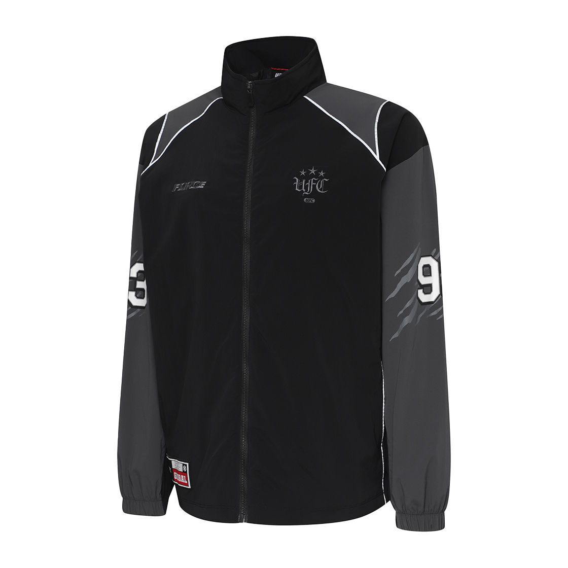 유에프씨 스포츠 아드레날린 릴렉스핏 웜업자켓 블랙 U2TTX1101BK(UFC SPORT Adrenaline Relaxed Fit Warm-Up Jacket Black) - 2