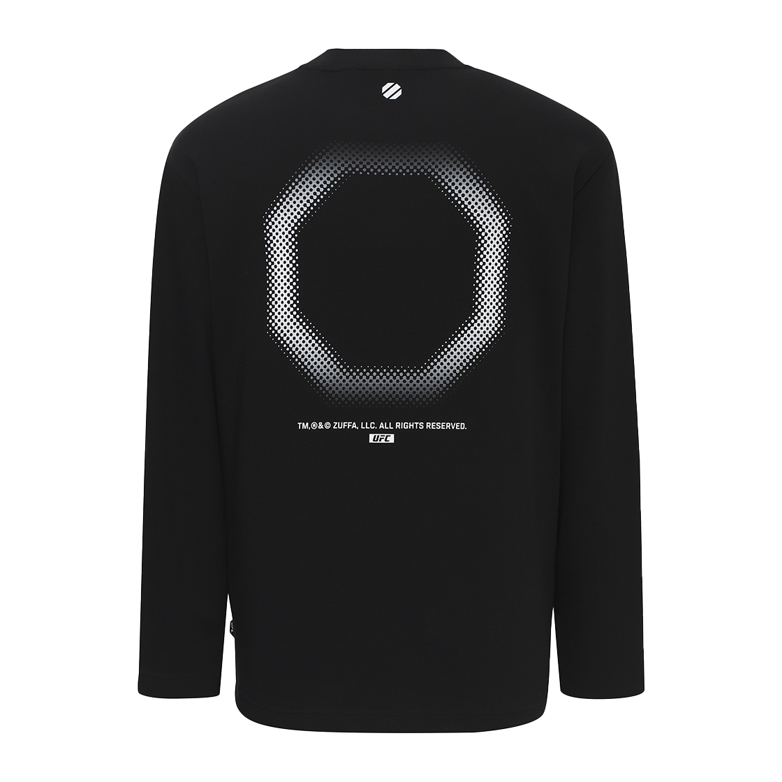 U2LSX1101BK UFC SPORT Askin Relaxed Fit Long Sleeved Shirt Black