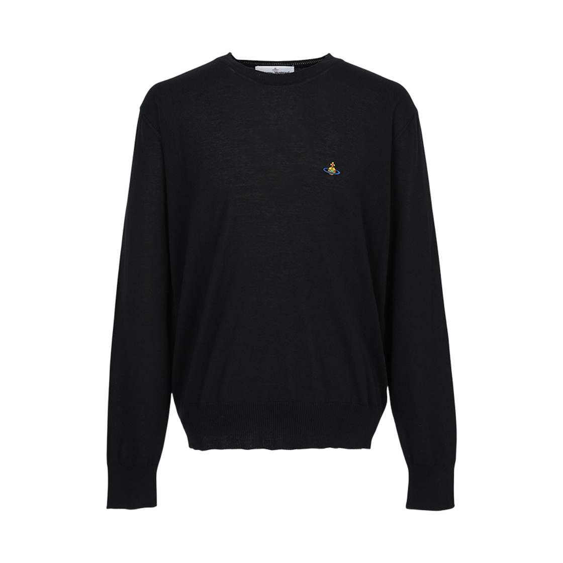 27010012-Y003F-N401 Vivienne Westwood Alex Round Neck Sweater Black