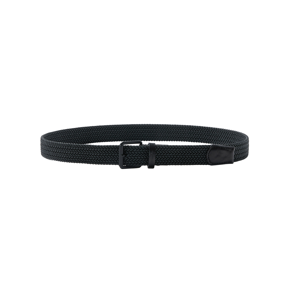 커스텀멜로우 레더 브레이디드 벨트 블랙(Customellow Leather Braided Belt Black) - 1