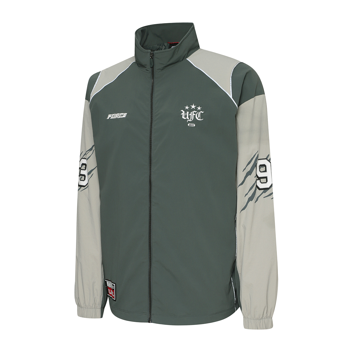 유에프씨 스포츠 아드레날린 릴렉스핏 웜업자켓 스톤 그레이 U2TTX1101SG(UFC SPORT Adrenaline Relaxed Fit Warm-Up Jacket Stone Grey) - 2