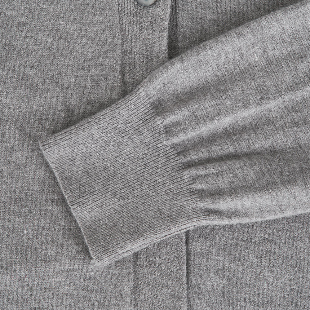 퍼머넌트 아카이브 에어 플렉스 라운드 가디건 그레이(Permanent Archive Air Flex Round Cardigan Gray) - 5