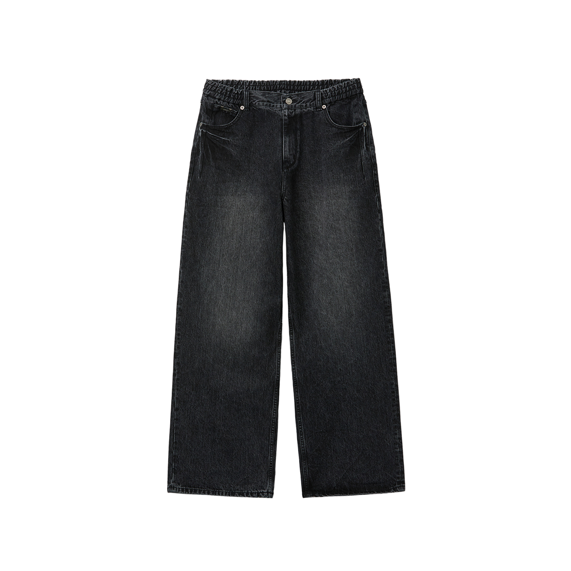 CWPAM26388BKX00 Customellow Wide Fit Drawstring Jeans Black