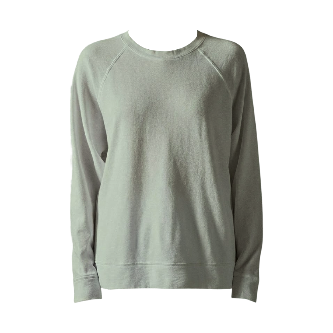 (W) 제임스 펄스 빈티지 프렌치 테리 릴렉스 스웨트셔츠 셀러리 피그먼트((W) James Perse Vintage French Terry Relaxed Sweatshirt Celery Pigment)