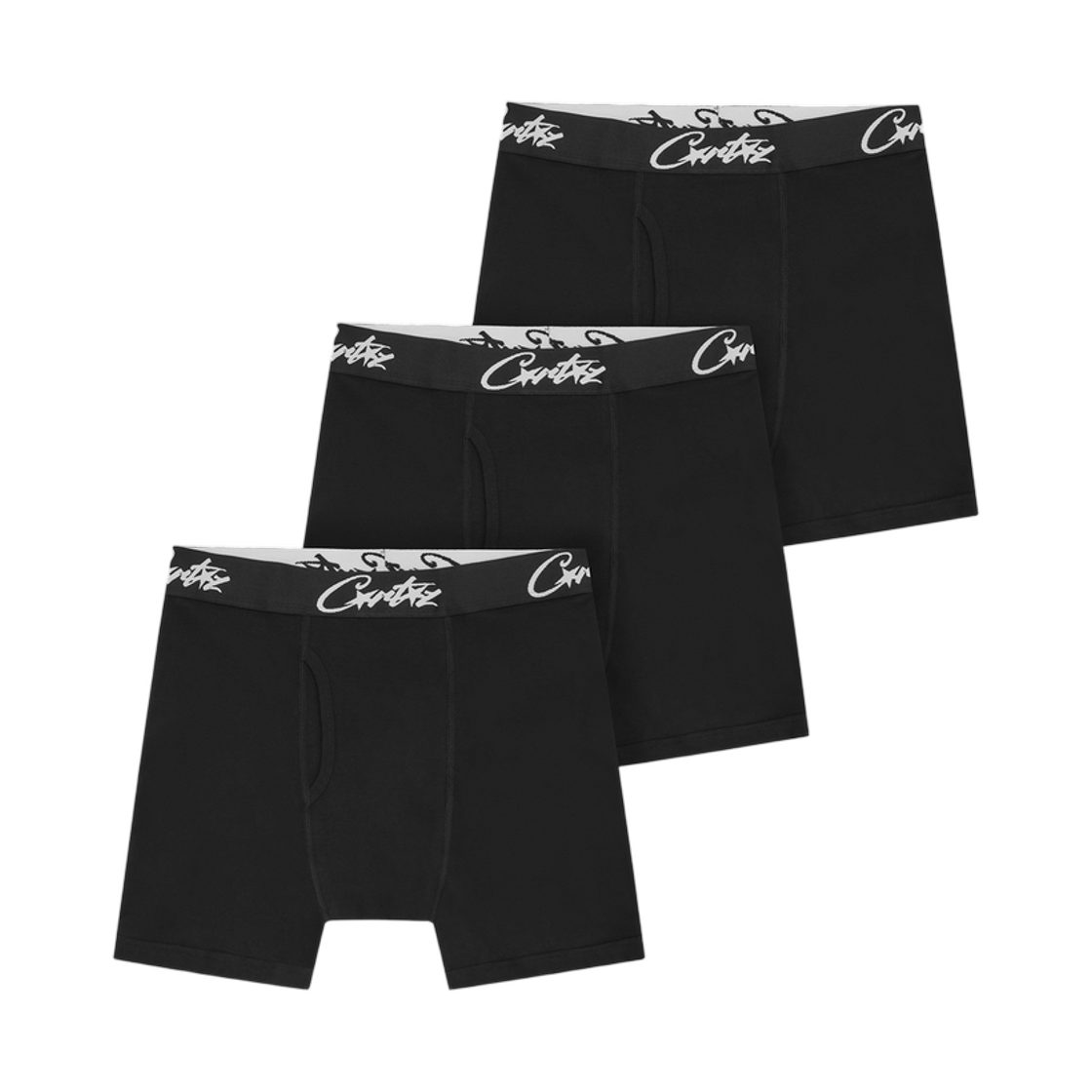 코르테이즈 블랙 올스타즈 박서 (3개입)(Corteiz Black Allstarz Boxers (3 Pack))