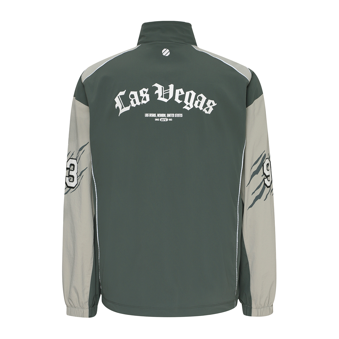 유에프씨 스포츠 아드레날린 릴렉스핏 웜업자켓 스톤 그레이 U2TTX1101SG(UFC SPORT Adrenaline Relaxed Fit Warm-Up Jacket Stone Grey) - 3