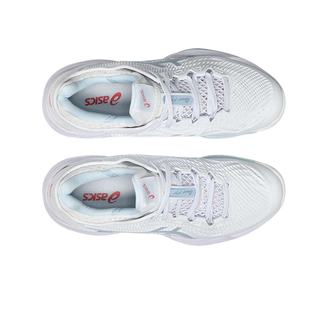 (W) 아식스 코트 FF 3 화이트 스카이((W) Asics Court FF 3 White Sky) - 2