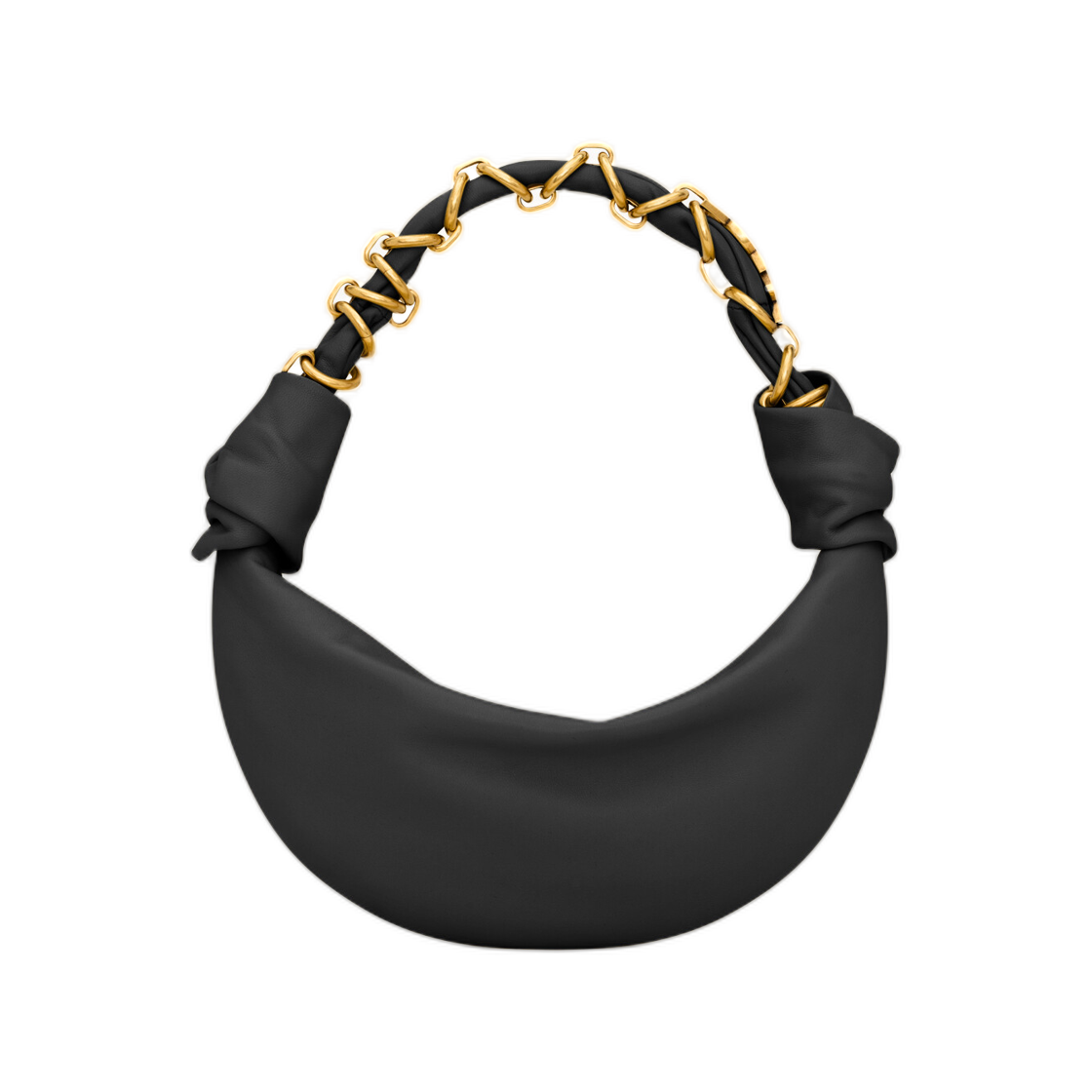 생로랑 아밀리아 미니 호보 램스킨 블랙(Saint Laurent Amalia Mini Hobo in Lambskin Black) - 2