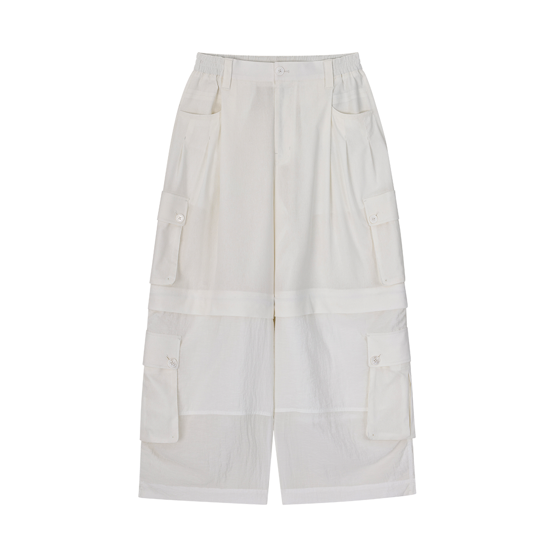SI3PT731WH SONGZIO COLLECTION Ghost Meta Pants White