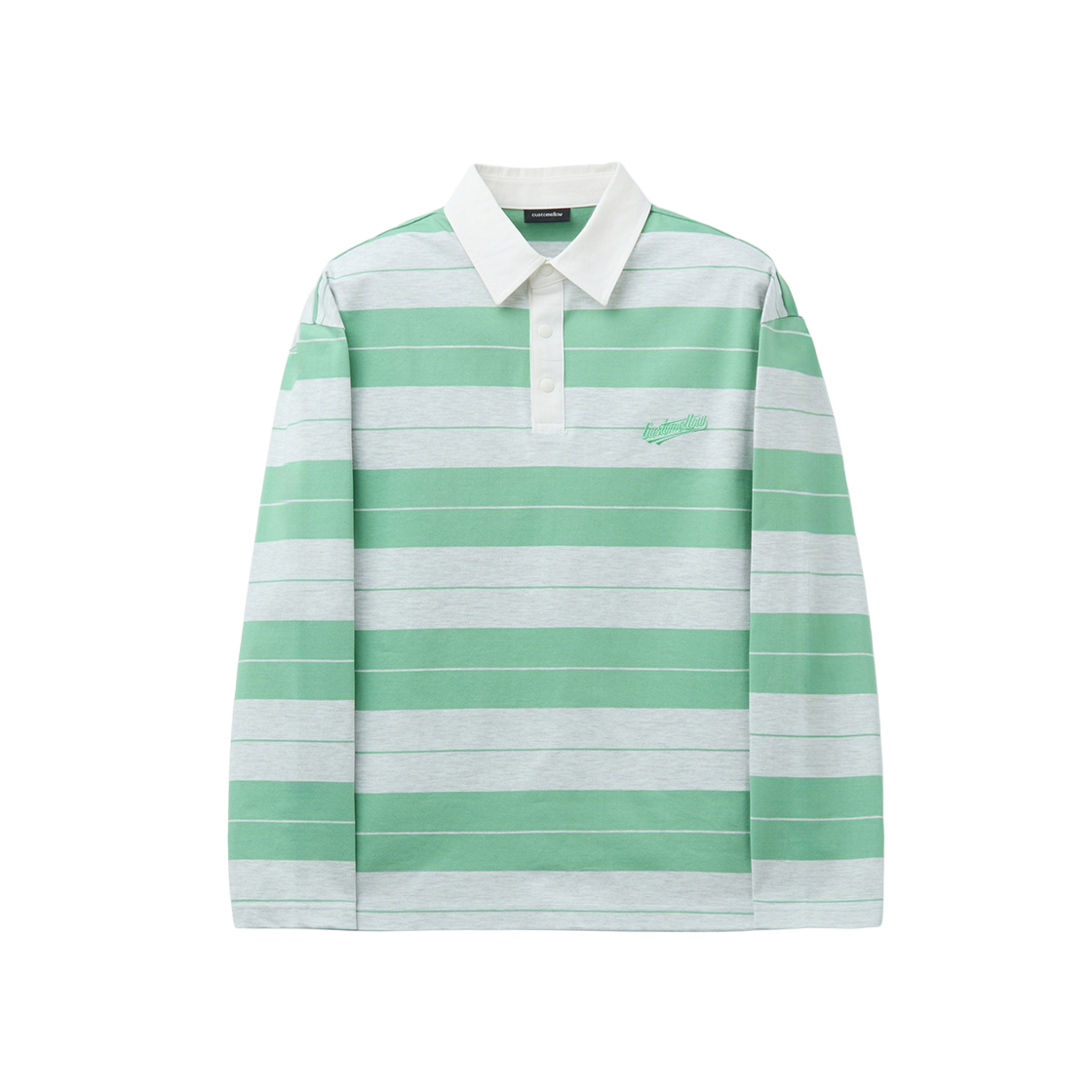 커스텀멜로우 스트라이프 폴로 그린(Customellow Striped Polo Green) - 1