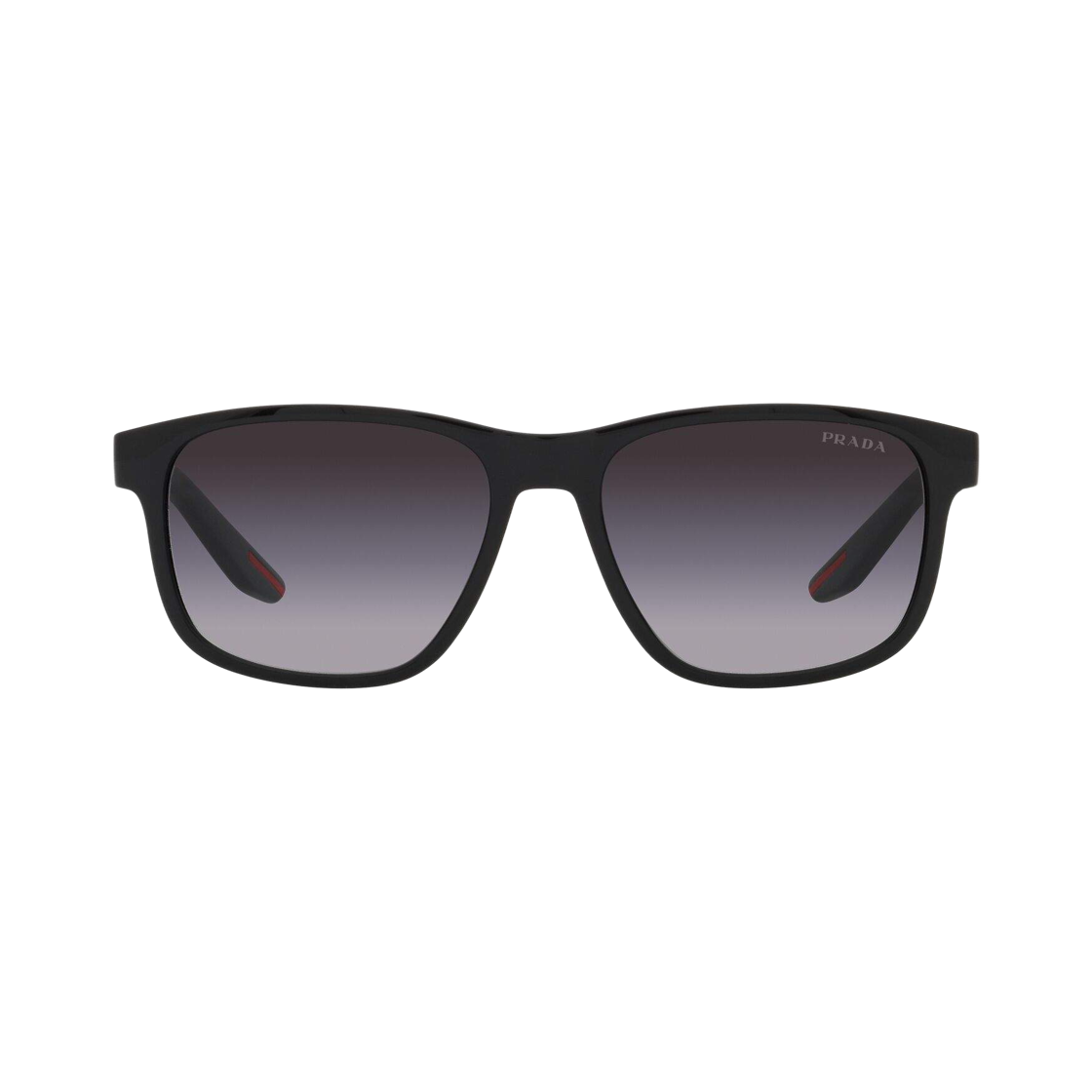 프라다 리네아 로사 선글라스 그레이 렌즈 블랙(Prada Linea Rossa Sunglasses Grey Lenses Black) - 1
